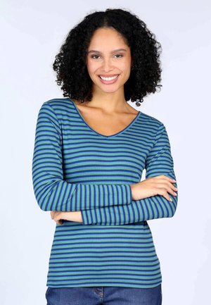 LANGARM SUZANNZI - Long sleeved top - indigo