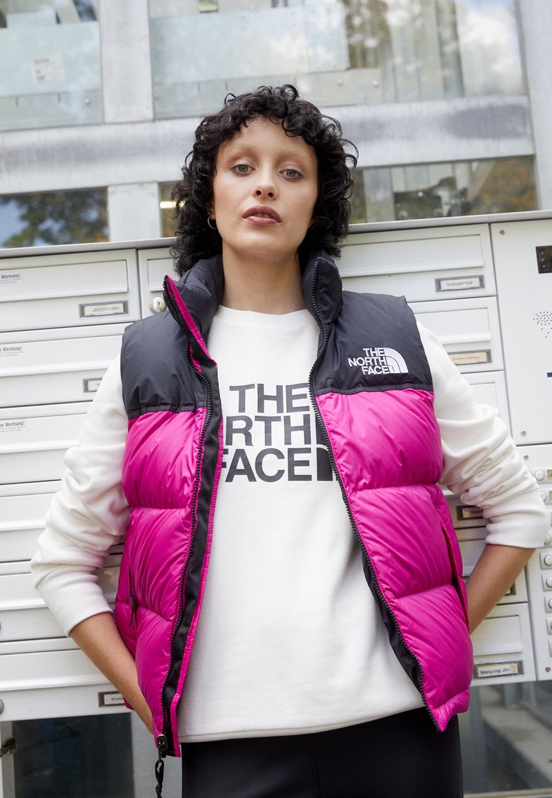 The North Face RETRO NUPTSE VEST Waistcoat fuschia pink/pink