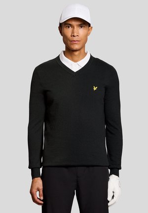 MID GOLF V NECK - Trui - z jet black