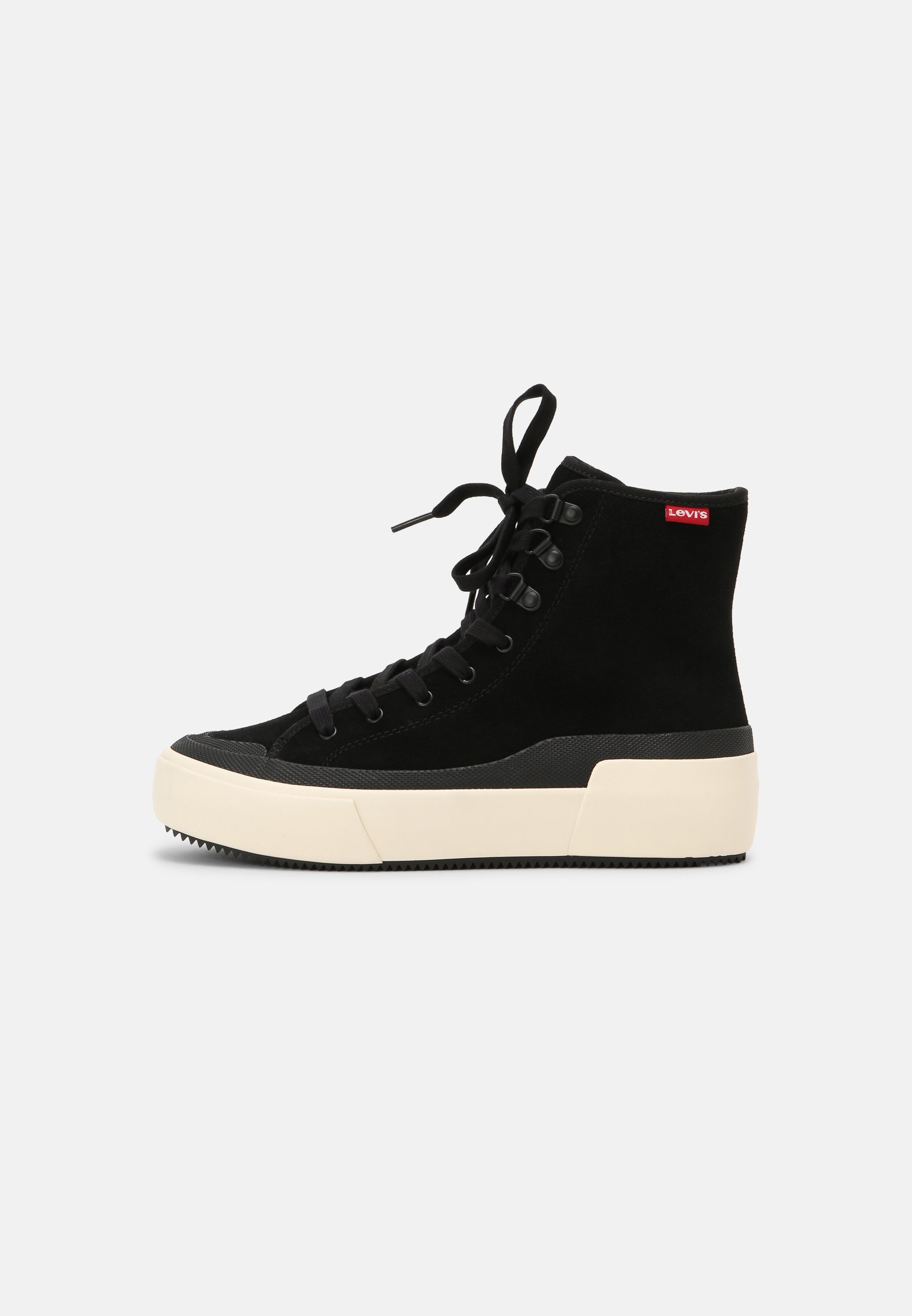 LEVI'S SNEAKERS SCARPE uomo nere alte mullet bsk EUR 102,20 - PicClick IT