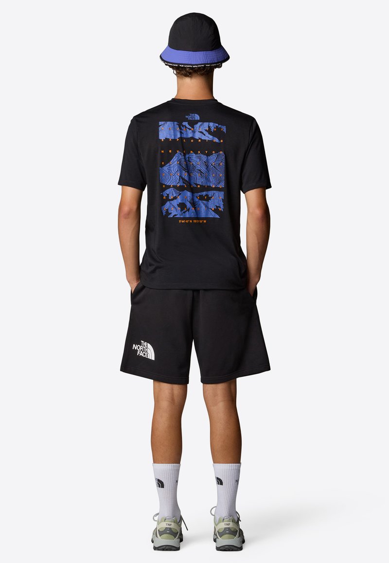 The North Face FOUNDATION MOUNTAINS FACES - Sportovní tričko - tnf black