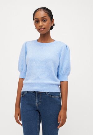 VMDOFFY 2/4 O NECK - Basic T-shirt - little boy blue melange