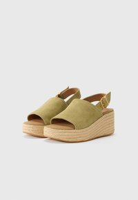 FitFlop Platåsandaler - green