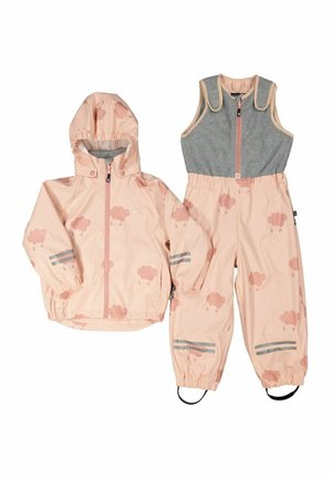 CLOUD FLEECE SET - Regndragt - pink