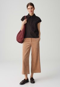 OPUS HIGH RISE CROPPED WIDE FIT - Broek - golden oak