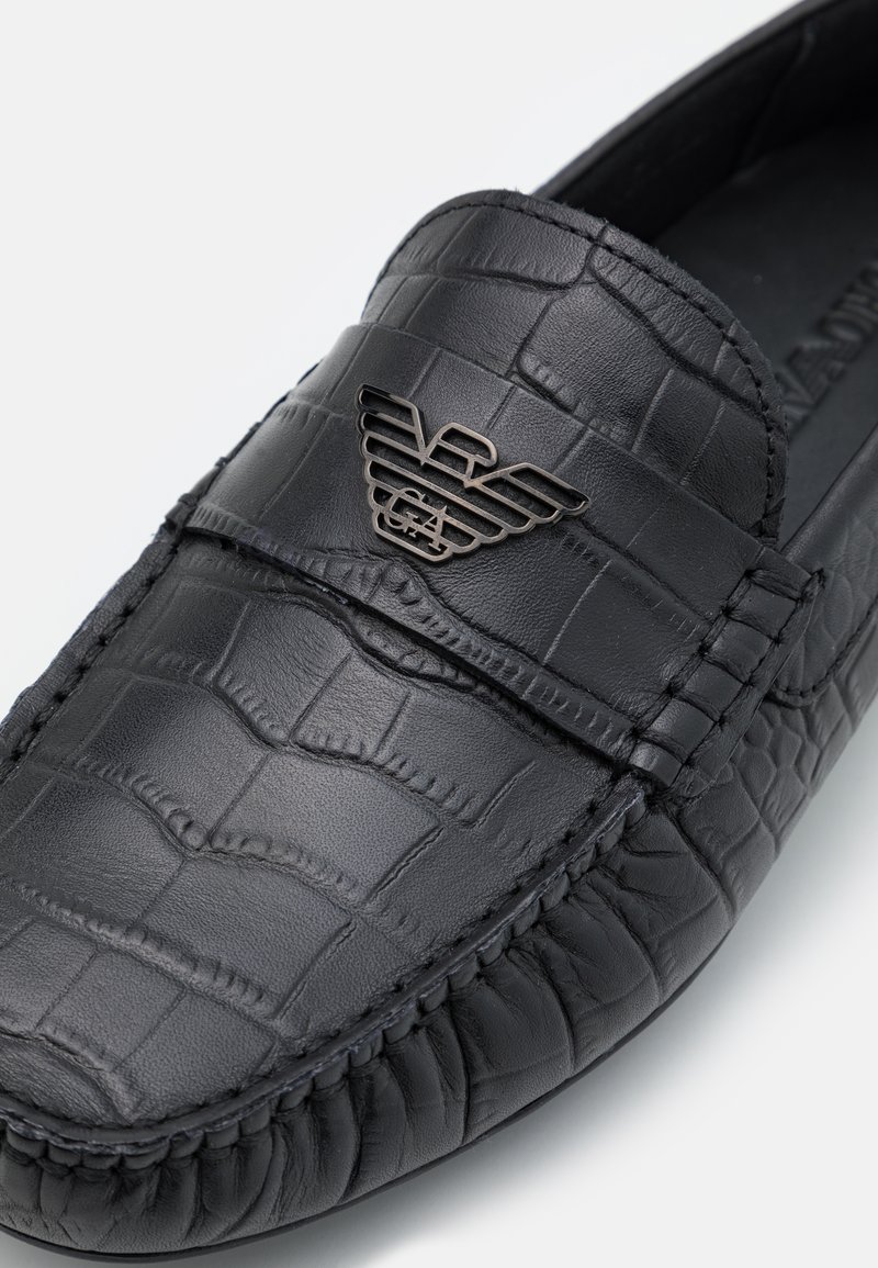 Herren Slipper | Emporio Armani Slipper black/schwarz - XJ17390 Herren Slipper | Emporio Armani Slipper black/schwarz - XJ17390