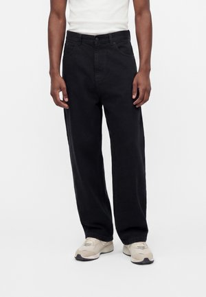 Carhartt WIP, BRANDON PANT CLARK - Дънки със свободна кройка - soot stone dyed