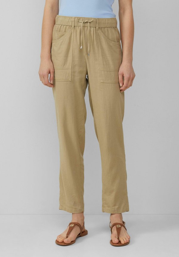 ANKLE JOG - Stoffhose - hellbraun