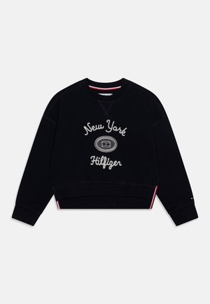 Tommy Hilfiger EMBROIDERED CREWNECK - Sweatshirt - desert sky