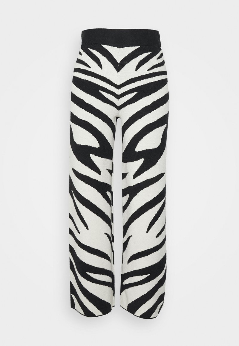 Vero Moda VMGOLD LEO PANT - Calças - black/birch
