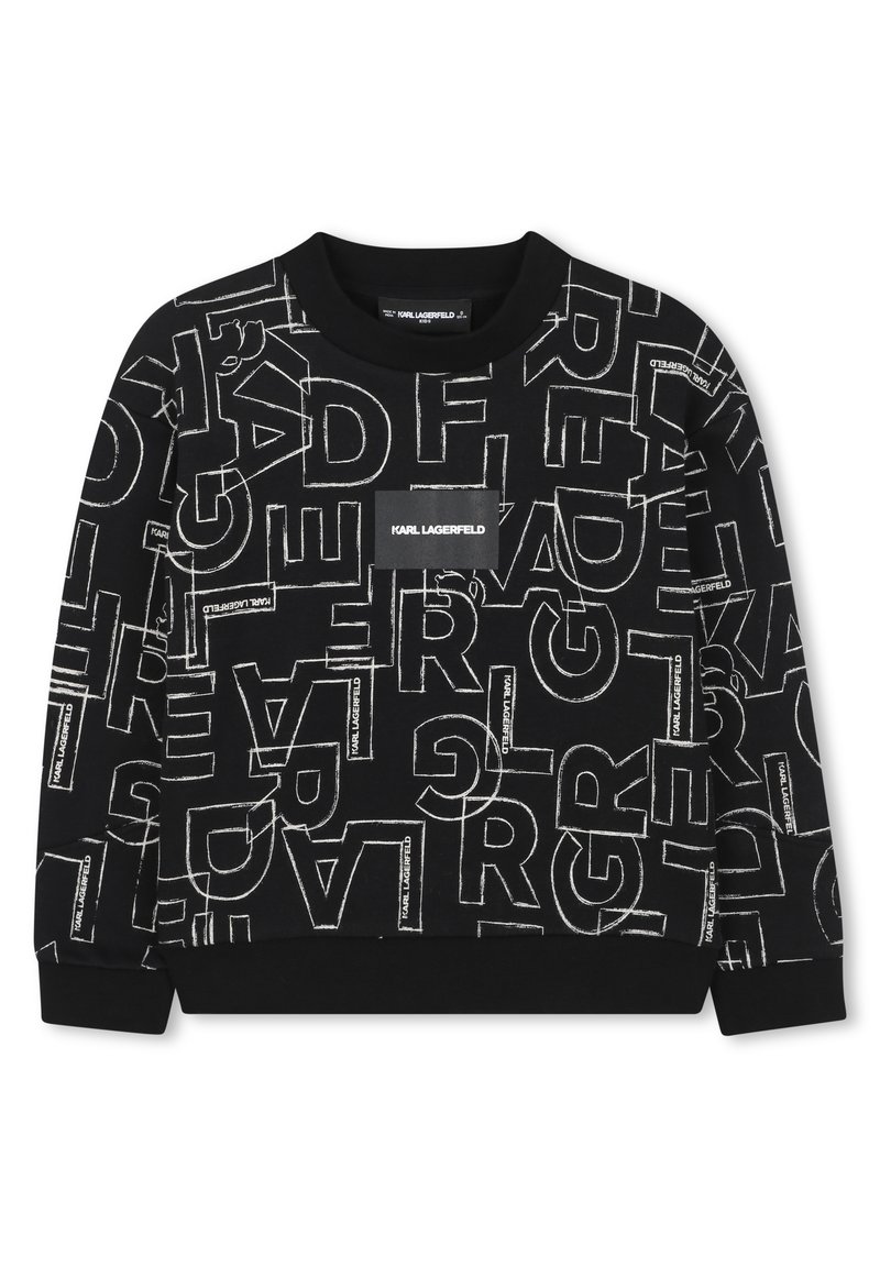 KARL LAGERFELD KIDS Sweater zwart KARL LAGERFELD KIDS Sweater zwart