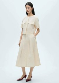 Mango Áčková sukně - off-white