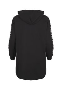 Zizzi MIT AN DEN ÄRMELN - Felpa - black w silver
