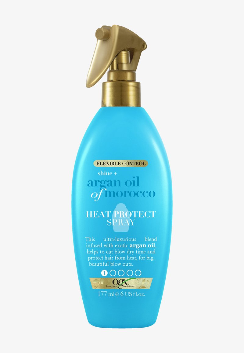 ogx - OGX SHINE + ARGAN OIL OF MOROCCO HEAT PROTECTION SPRAY - Haarverzorging - -, Vergroten