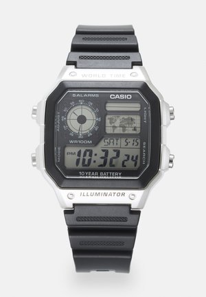 UNISEX - Digitaal horloge - black/silver-coloured