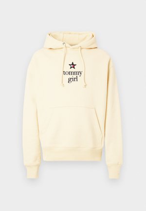 STAR GRAPHIC HOODIE UNISEX - Sportinis megztinis - custard cream