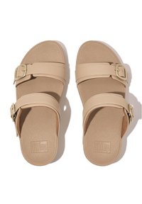 FitFlop LULU ADJUSTABLE SLIDE - Muiltjes - beige