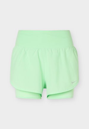 Nike Performance, W NK FLOW DF HR 2N1 SHRT - 2-in-1-shortsit - cucumber calm