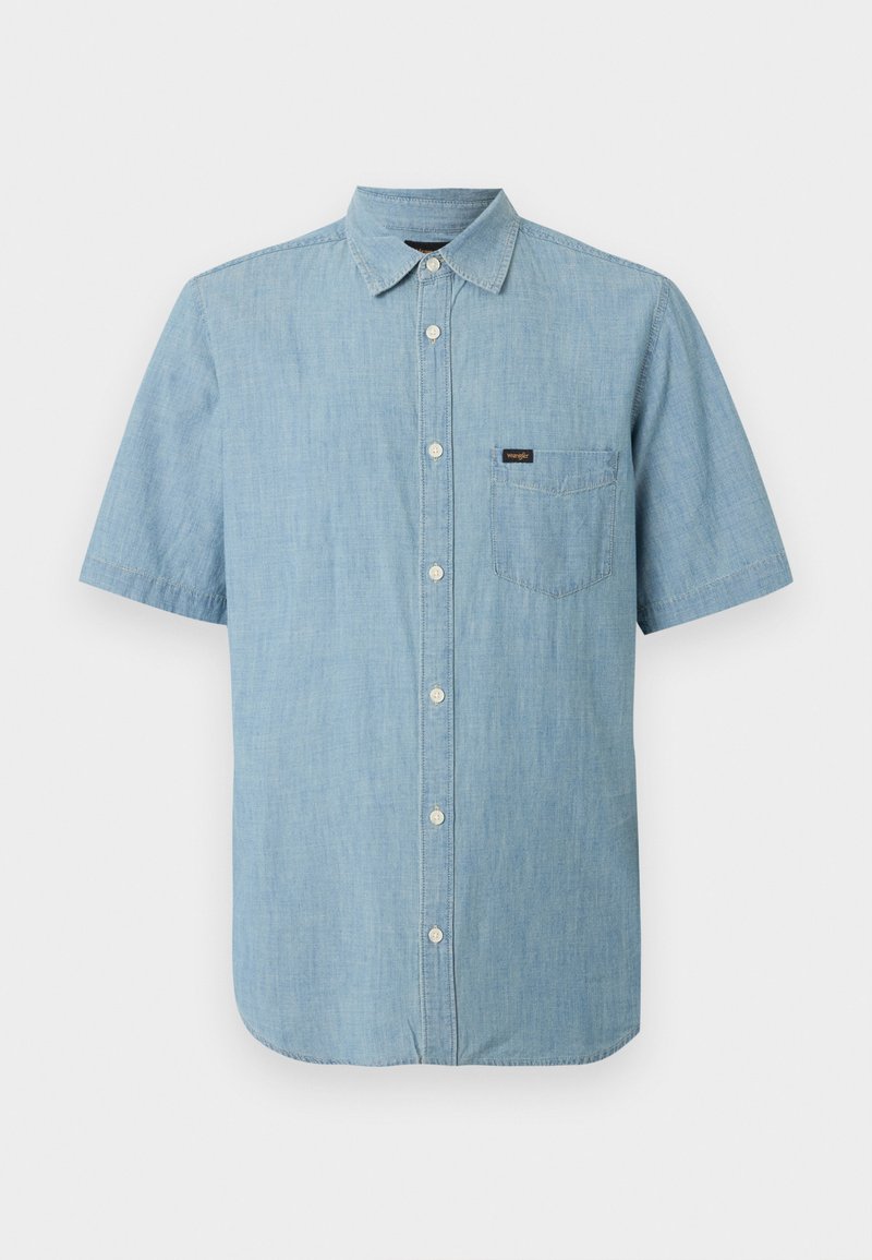 Wrangler Overhemd blauw denim/bluedenim Wrangler Overhemd blauw denim/bluedenim