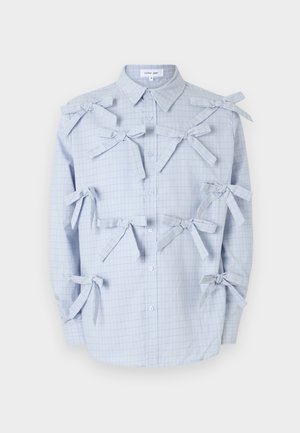 JULES CHECK BOWS SHIRT UNISEX - Blusa com botões - blue