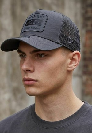 New Era, AFRAME  TRUCKER   TONAL PATCH - Cap - charcoal