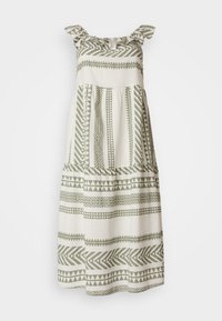 VMCDICTHE ANKLE DRESS  - Dolga obleka - snow white/ibiza hedge green
