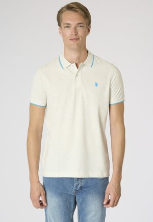 U.S. Polo Assn., POLO SHIRT A MANICHE CORTE CON DETTAGLI A CONTRASTO PREMIUM QUALITY - Polo - bianco