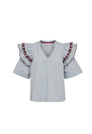 Nümph, NUDITTY BLOUSE - Camiseta estampada - floaty blue