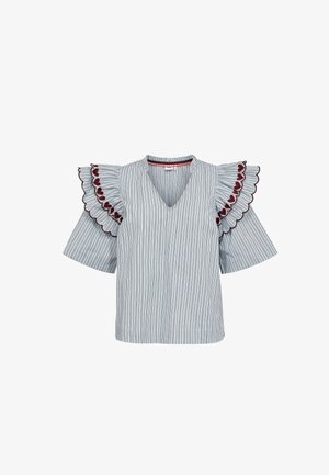 Nümph, NUDITTY BLOUSE - Camiseta estampada - floaty blue