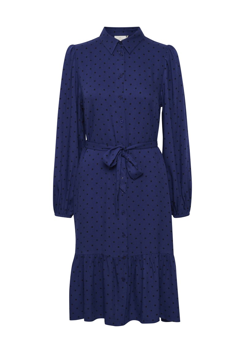 Kaffe Blousejurk blauw Kaffe Blousejurk blauw