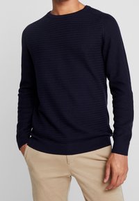 Jack & Jones PREMIUM Stickad tröja - dark blue