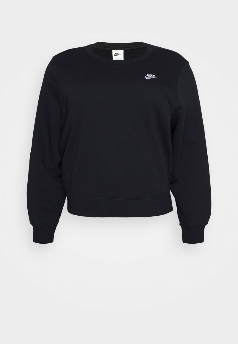 women's nike black crew neck sweatshirt