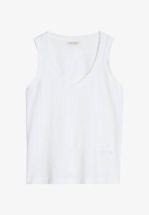 Marc O'Polo, TOP, V-NECK - Top - white
