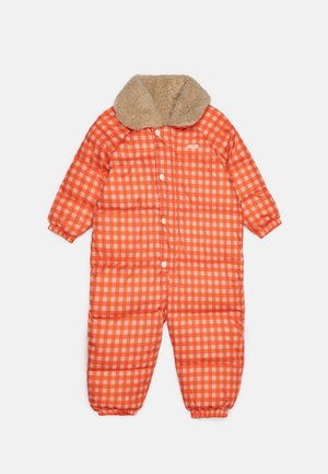 VICHY PADDED OVERALL UNISEX - Vinterdress - summer red/wild rose
