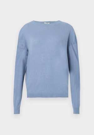 CREW NECK LONG SLEEVE - Πουλόβερ - stone blue