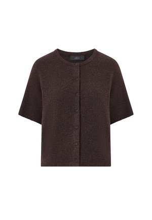 Ellos Collection, CARDIGAN MIT KURZEN ÄRMELN. - Strickjacke - brown