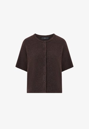 Ellos Collection, CARDIGAN MIT KURZEN ÄRMELN. - Strickjacke - brown