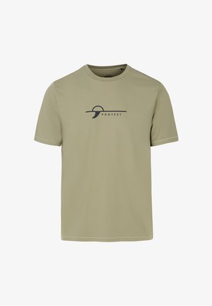 Protest, SHORTSLEEVE - T-Shirt print - artichoke green