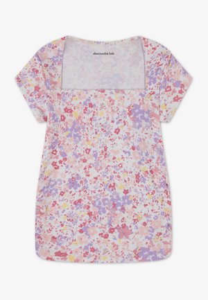 Nyomott mintás póló - orchid petal