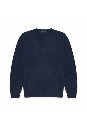 V-NECK - Strickpullover - denim