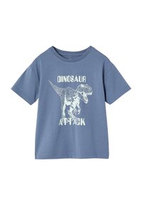 Vertbaudet - Print T-shirt - jeansblau Thumbnail Image 1
