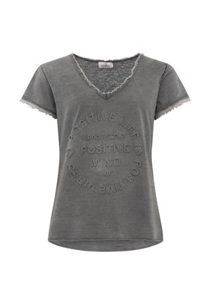 Zwillingsherz, TAIL - T-Shirt print - grau
