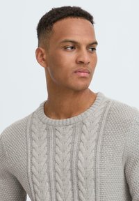 Blend BHBASIM - Strickpullover - stone mix