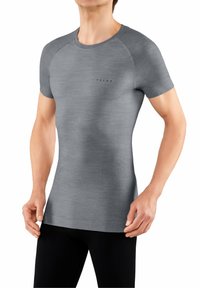 FALKE WOOL-TECH LIGHT ROUND NECK WARM AND COLD TEMPERATURES - Hemd - gray