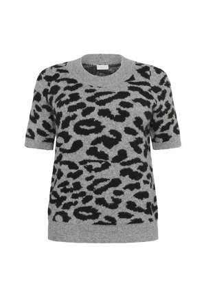 Kaffe Curve SANDIA - T-shirt con stampa - lgm black leopard