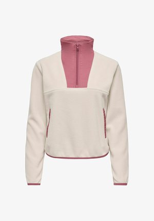 ONLY Play, FLEECE SWEATSHIRT ONPBETH SWEATSHIRT - Pull polaire - pumice stone