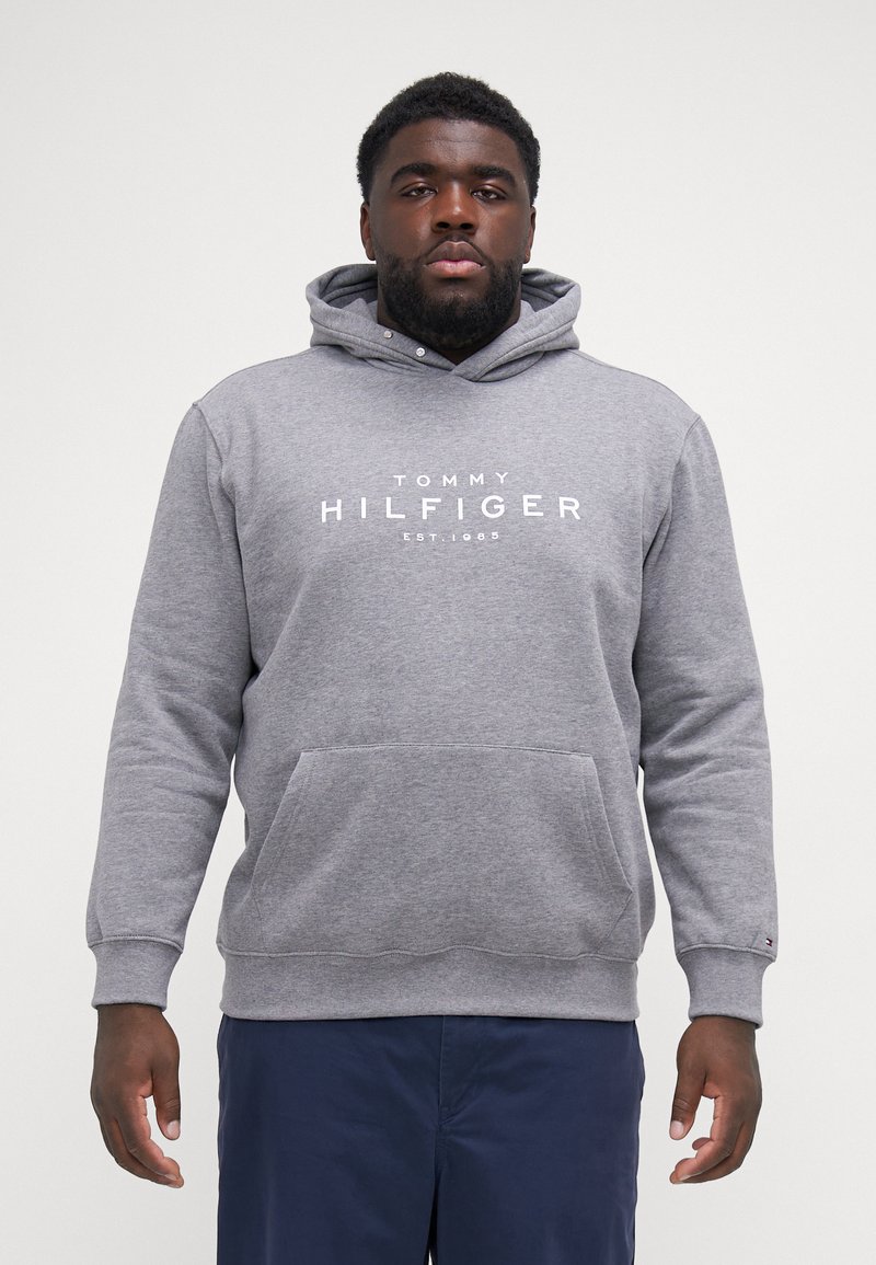 Tommy Hilfiger HOODY - Sudadera - medium grey heather