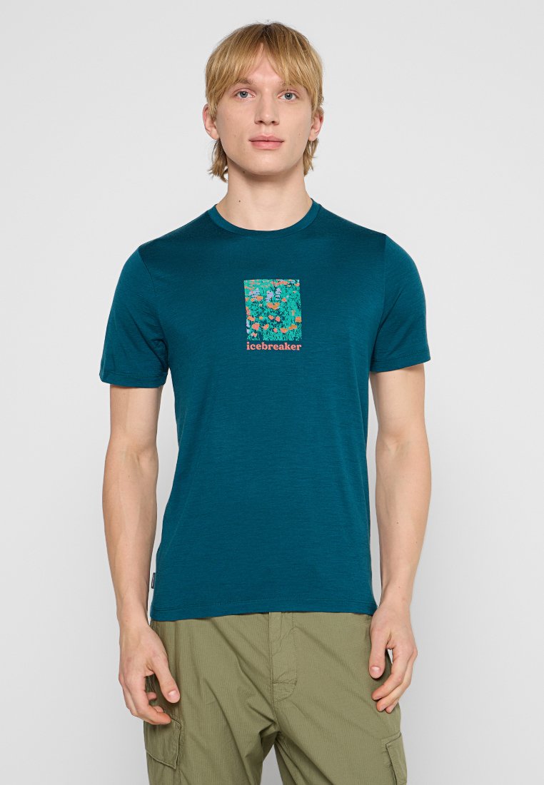 Icebreaker Sport T-shirt petrol Icebreaker Sport T-shirt petrol