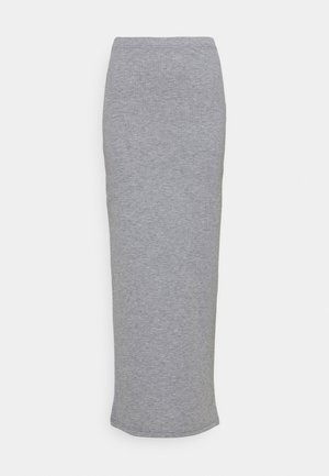 NMMOX - Maxi sukně - medium grey melange