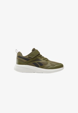 Reebok, RUSH RUNNER 6.0 ELASTIC LACE TOP STRAP-GREEN. - Zapatillas - olive stone black chalk